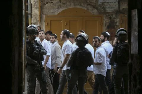 Israeli Security Operation In Hebron Stock Photos