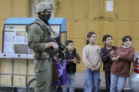 Israeli Security Operation In Hebron Stock Photos