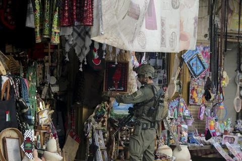 Israeli Security Operation In Hebron Stock Photos