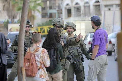 Israeli Security Operation In Hebron Stock Photos