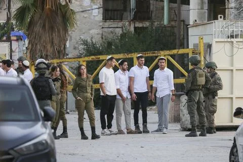 Israeli Security Operation In Hebron Stock Photos