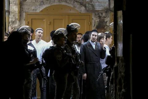Israeli Security Operation In Hebron Stock Photos