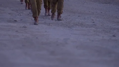 Israeli soldiers operations Stock Footage 334265589