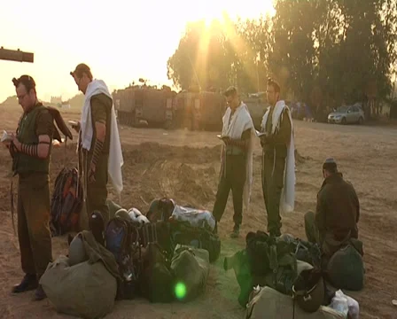Israeli Soliders Praying Stock Footage 34228597