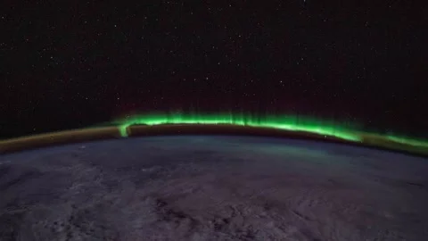 ISS Time-lapse Video of Earth seen from the International Space Station Stock Footage 153752491