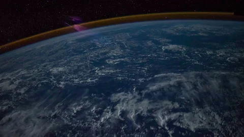ISS Time-lapse Video of Earth seen from the International Space Station Stock Footage 153885405