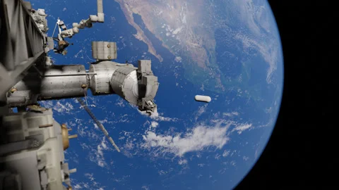 ISS UAP Flyby Stock Footage 187917593