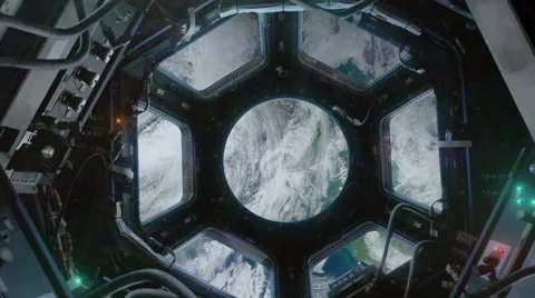 ISS View Three - International Space Station Stock Footage 44566988