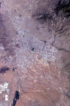 ISS009-E-10382 (7 June 2004) --- Tucson, Arizona is featured in this image .. Stock Photos