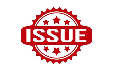 Issue Rubber Stamp Seal Vector Stock Illustration