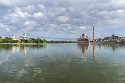 Istana darul ehsan pan Stock Footage 128016248