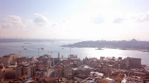 Istanbul Aerial View Stock Footage 124893645
