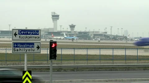 Istanbul airport Stock Footage 44495809
