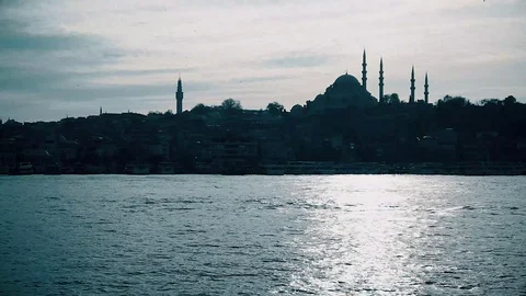 Istanbul apocalypse Sci-fi Horror Footage Stock Footage 128796165