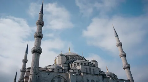 Istanbul blue mosque - Time-lapse Stock Footage 57659710