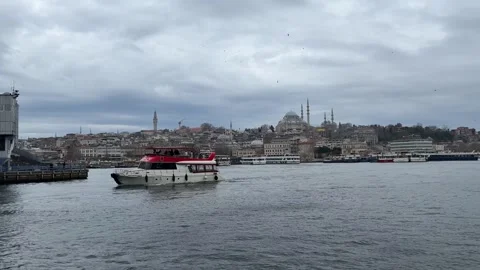 Istanbul boat Stock Footage 326909330