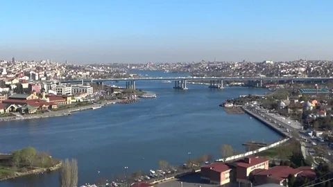 Istanbul Bosphorus April 2017 Stock Footage 74626091