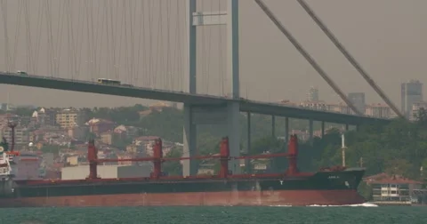 Istanbul Bosphorus Bridge 스톡 동영상 54661661
