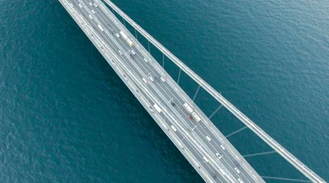 Istanbul Bosphorus Bridge Stock Footage 61173504