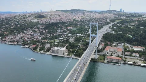 Istanbul Bosphorus Bridge Stock Footage 249209383