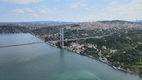 Istanbul Bosphorus Bridge Stock Footage 254509672
