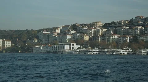 Istanbul Bosphorus Ferry Trip 動画素材 47925772