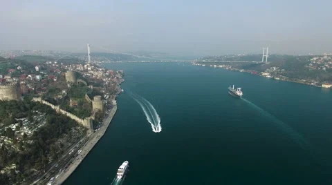 Istanbul Bosphorus Stock Footage 61075315
