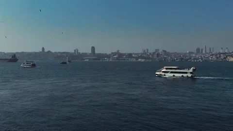 Istanbul Bosphorus Stock Footage 91305018