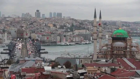 Istanbul Bosphorus view 스톡 동영상 69240000