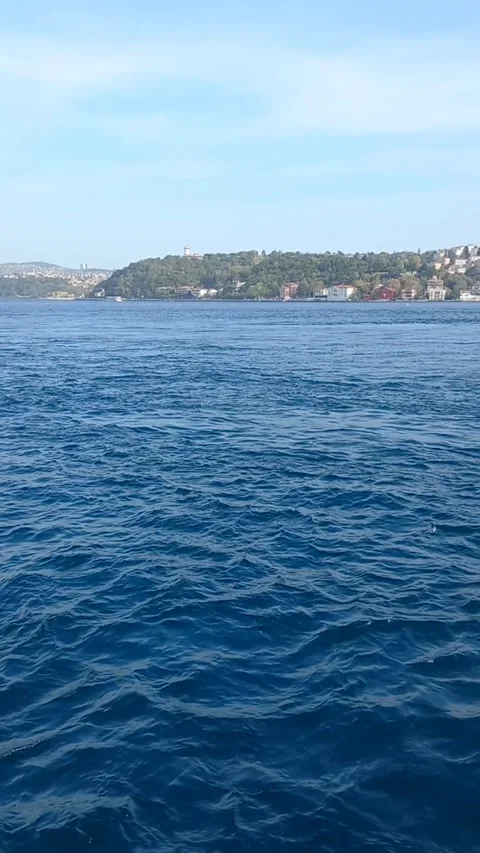 Istanbul Bosphorus view Stock Footage 254706731
