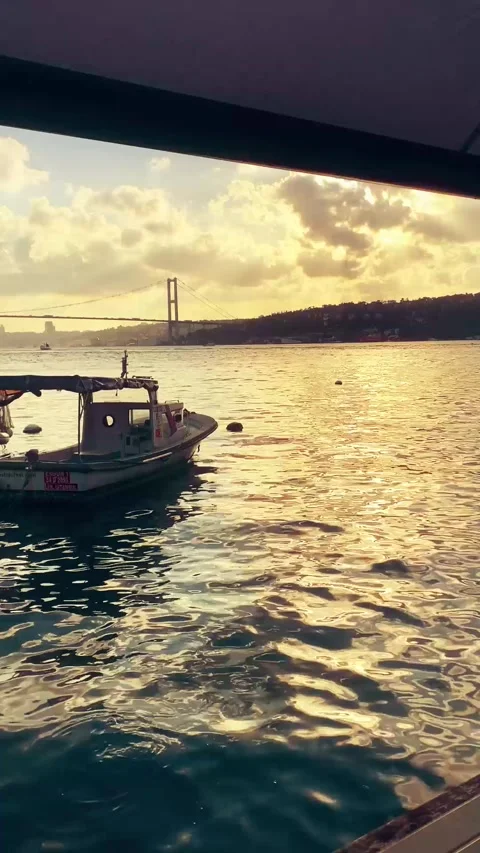 Istanbul Bosphorus view Stock Footage 281737159