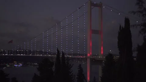 Istanbul Bridge view RAW Stock Footage 222551758