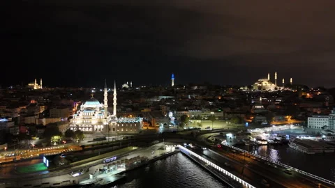 Istanbul bridge views Stock Footage 253673966