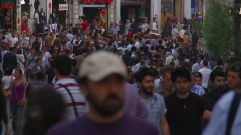 Istanbul crowd 库存影片 40049095