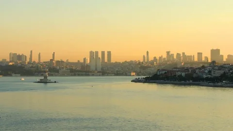 Istanbul at dawn Stock Footage 78544293