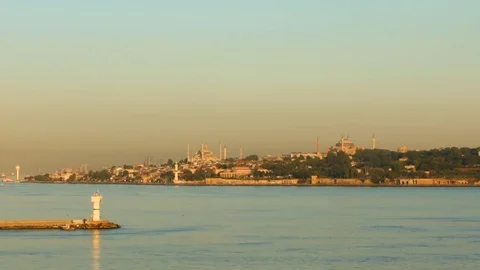Istanbul at dawn Stock Footage 79362927