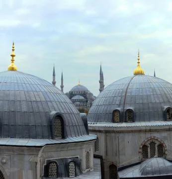 Istanbul domes Stock Photos