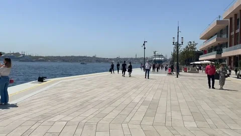 Istanbul is the dream city between the continents of Europe and Asia. Stock Footage 185429853