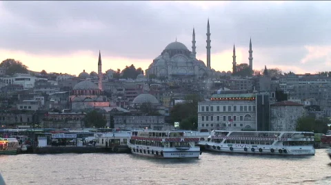Istanbul Ferries Stock Footage 581748