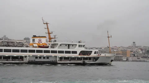 Istanbul Ferry Stock Footage 27857293