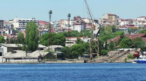 Istanbul halic river Stock-Footage 62396003