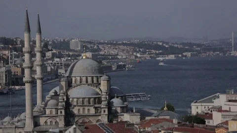 Istanbul Harbor Basin Stock Footage 72552675
