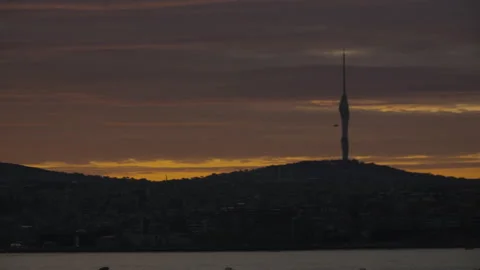 Istanbul Harbor 스톡 동영상 328205129