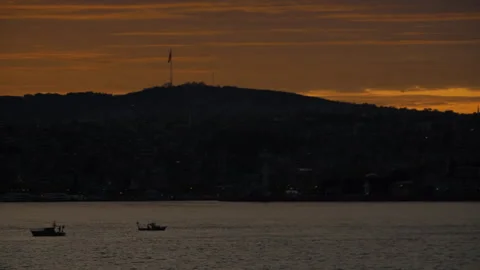 Istanbul Harbor 스톡 동영상 328205165