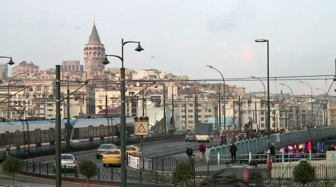 Istanbul Light Rail Stock Footage 583283
