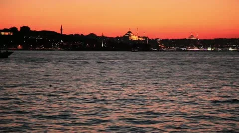 Istanbul night Видео 12123089
