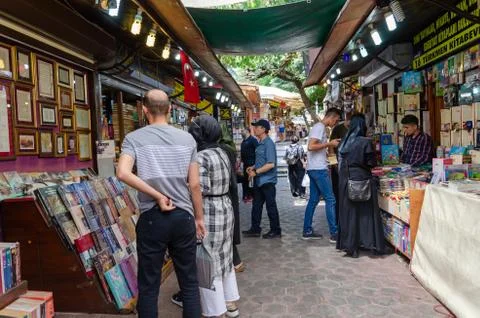 Istanbul Sahaflar Bazaar Stock Photos