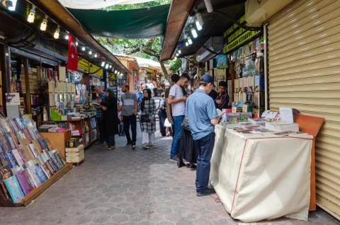 Istanbul Sahaflar Bazaar Stock Photos