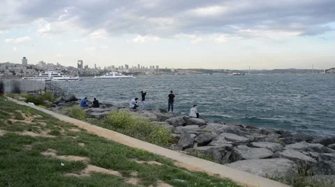 Istanbul Seaside Stock Footage 61750461