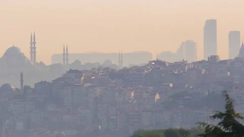 Istanbul  silhouette Stock Footage 246770968